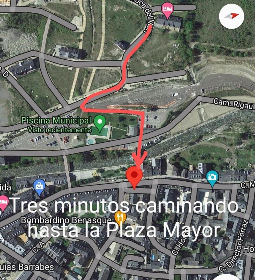 Pleta Del Mon Atico Lägenhet Benasque Exteriör bild